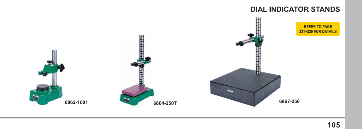 INSIZE Dial Indicator Stands (6867-250)