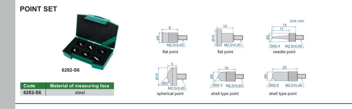 INSIZE Point Set (6282-S6)
