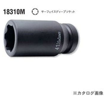 ลูกบ๊อกซ์ลม ยาว ถนอมมุมน๊อต 6P (มิล) ขนาด 1” (Surface Drive Impact Sockets)