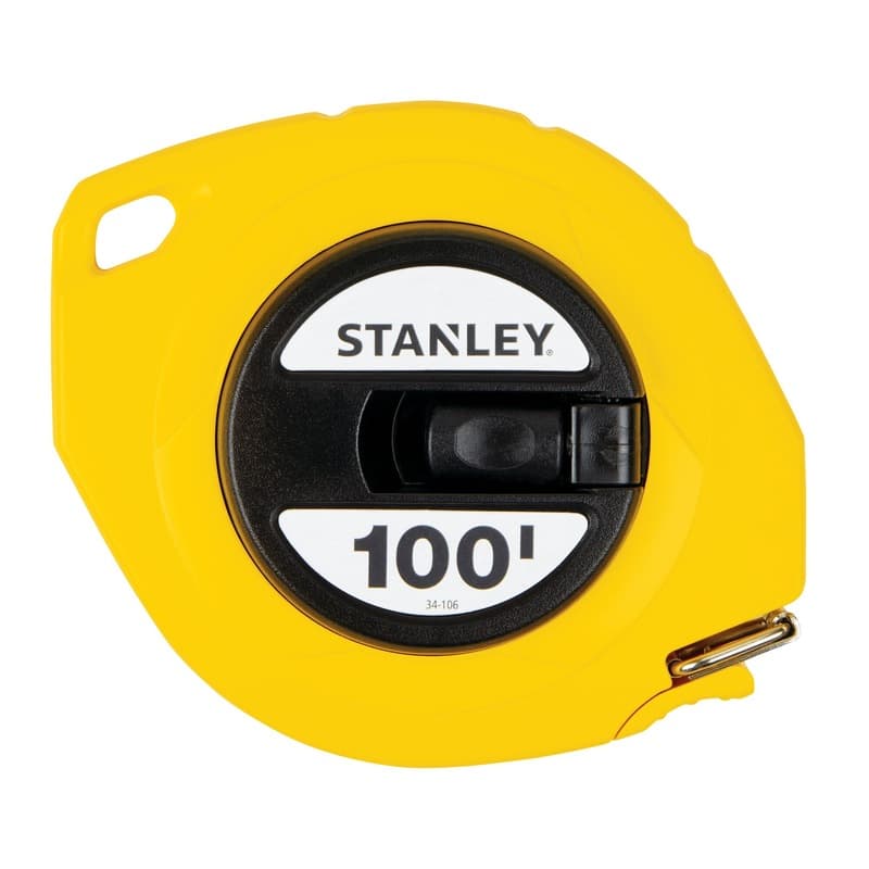 เทปวัดความยาว สายโลหะ/ไฟเบอร์กลาส (Long Measuring Tape) STANLEY สแตนเลย์