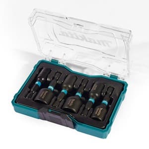 อุปกรณ์เสริม Makita — Nutsetter E-form Impact BLACK assortment in clear case series