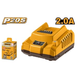 แท่นชาร์จแบตเตอรี่ INGCO FCLI2001 (20V P20S 2.0A)