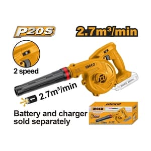 เครื่องเป่าลมปรับรอบไร้สาย INGCO CABLI20018 (20V เครื่องเปล่า)