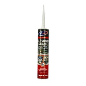 ซิลิโคนยาแนวอเนกประสงค์ แบบแห้งเร็ว (All Purpose Sealant) V-Tech วี-เทค รุ่น VT-201