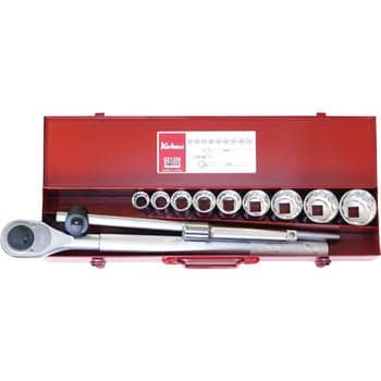 บ๊อกซ์ชุด 12P 25 ชิ้น (นิ้ว) ในกล่องเหล็ก (Socket Set)