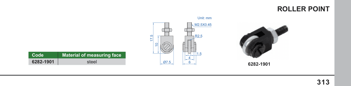 INSIZE Roller Point (6282-1901)