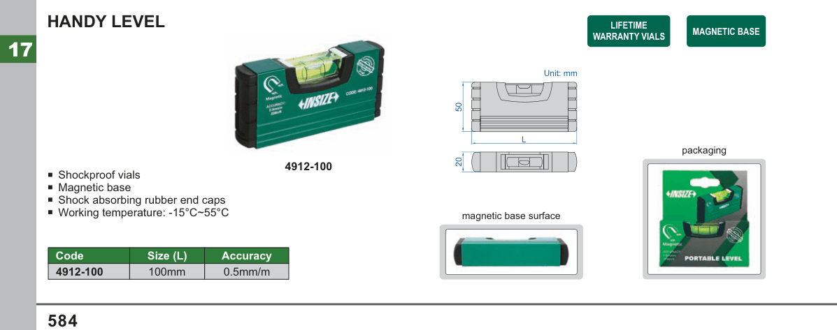 INSIZE Handy Level (4912-100)