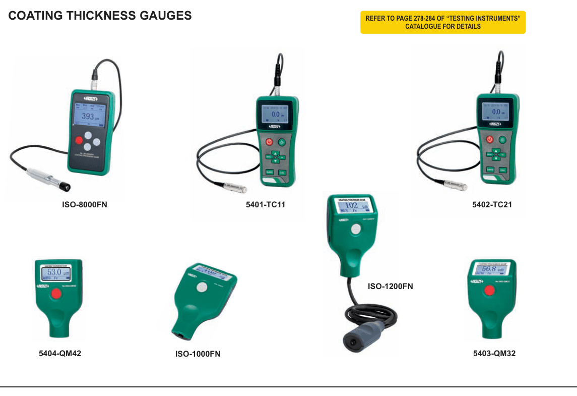 INSIZE Coating Thickness Gauges (5401-TC11)