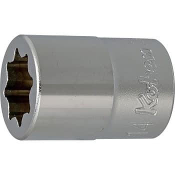 ลูกบ๊อกซ์์ 8P สำ�หรับเดือยขันก้นแคร๊ง (มิล) ขนาด 1/2” (Double Square Sockets)