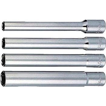 ลูกบ๊อกซ์ ยาวพิเศษ 6P (มิล) ขนาด 3/8” ชุด 4 ชิ้น ในซองพลาสติก (Extra Deep Socket Set)
