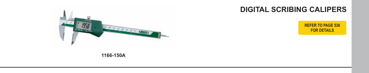 INSIZE Digital Scribing Calipers (1166-150A)