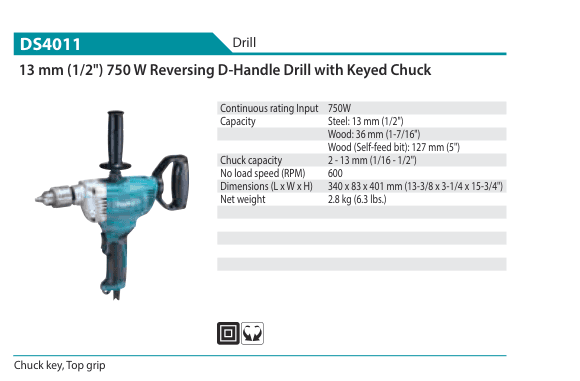 สว่านไฟฟ้า Makita DS4011
