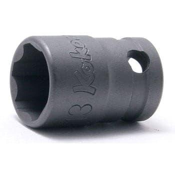 ลูกบ๊อกซ์อินดัสเตรียล สั้น ถนอมมุมน๊อต (มิล) ขนาด 3/8” (Surface Drive Power Sockets)