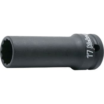 ลูกบ๊อกซ์ลม ยาว พร้อมแม่เหล็กเลื่อนได้ 6P (มิล) ขนาด 1/2” (Impact Deep Socket w/ Sliding Magnet)