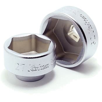 ลูกบ๊อกซ์ 6P (มิล) ขนาด 3/8” สำ�หรับ Oil Filter (Oil Filter Sockets)