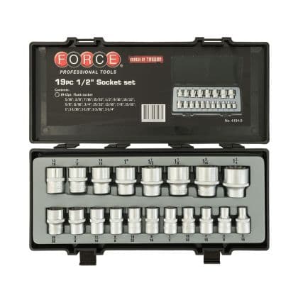 ชุดลูกบ็อกซ์ ขนาดแกน 3/8 และ 1/2 นิ้ว (3/8" & 1/2" Drive Socket Sets) STANLEY / FORCE