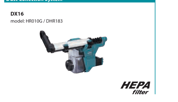 Hammer drilling/Chiselling Makita DX16