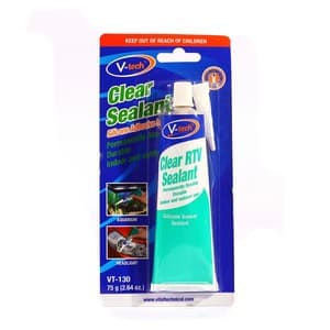 ซิลิโคนยาแนวใส พร้อมใช้ในหลอด (Clear Silicone Sealant) V-Tech วี-เทค รุ่น VT-130/VT-134