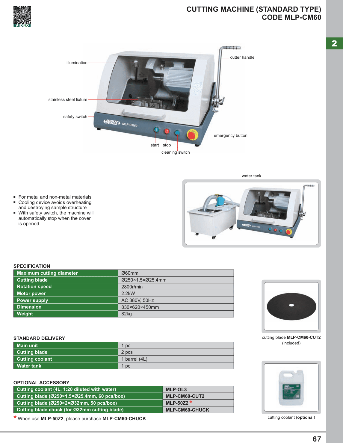 INSIZE Cutting Machine (Standard Type) (MLP-CM60)