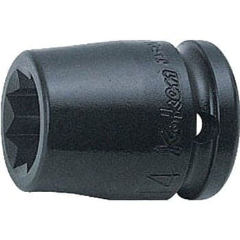 ลูกบ๊อกซ์ลม สั้น 8 แฉก (มิล) ขนาด 1/2” (Double Square Sockets)