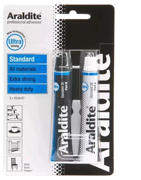 กาวอีพ็อกซี่ อารัลไดท์ แบบผสม 2 หลอด (Epoxy Adhesive) Araldite อารัลไดท์