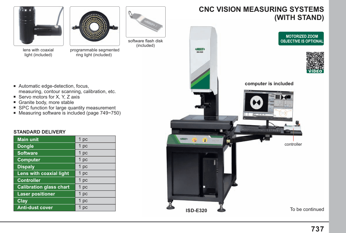 INSIZE Cnc Vision Measuring Systems (With Stand) (ISD-E320)