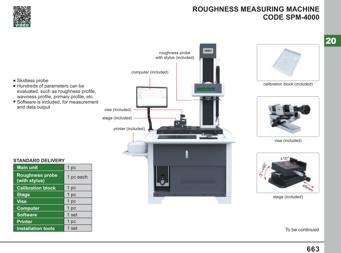 INSIZE Roughness Measuring Machine (SPM-4000)