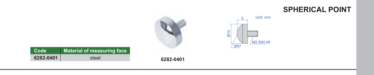 INSIZE Spherical Point (6282-0401)