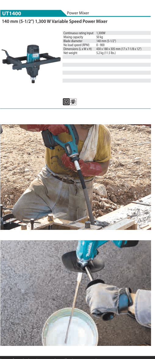 เครื่องผสมไฟฟ้า Makita UT1400