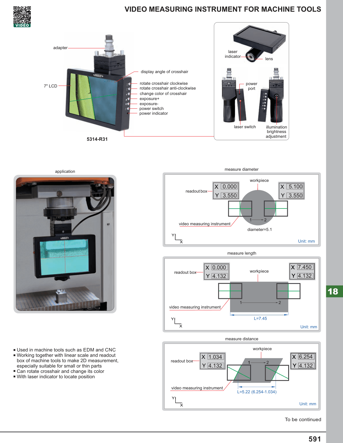 INSIZE Video Measuring Instrument For Machine Tools (5314-R31)