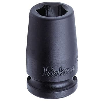 ลูกบ๊อกซ์ลม สั้น 6P (มิล) ขนาด 3/8” (Impact Sockets)