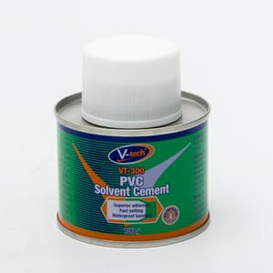กาวทาท่อพีวีซี พร้อมแปรงขนสัตว์ในตัว (PVC Solvent Cement) V-Tech วี-เทค รุ่น VT-300