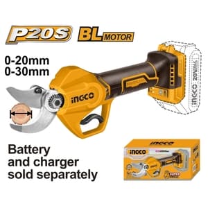 กรรไกรตัดกิ่งไร้สาย INGCO CSSLI20308 (20V เครื่องเปล่า)