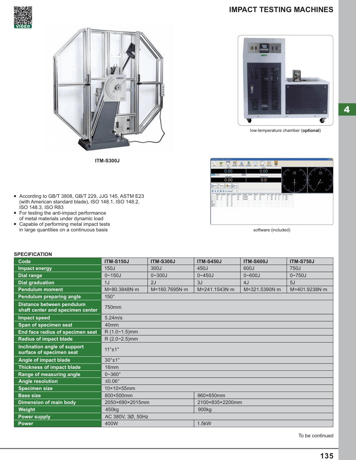 INSIZE Impact Testing Machines (ITM-S150J)