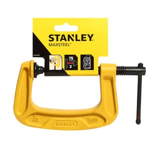 แคลมป์จับชิ้นงาน รูปตัวซี และชนิดเข้ามุม (Clamps) STANLEY สแตนเลย์