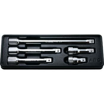 ชุดข้อต่อ 5 ชิ้นในถาด ABS 1/2” (Extenson Bar Set)