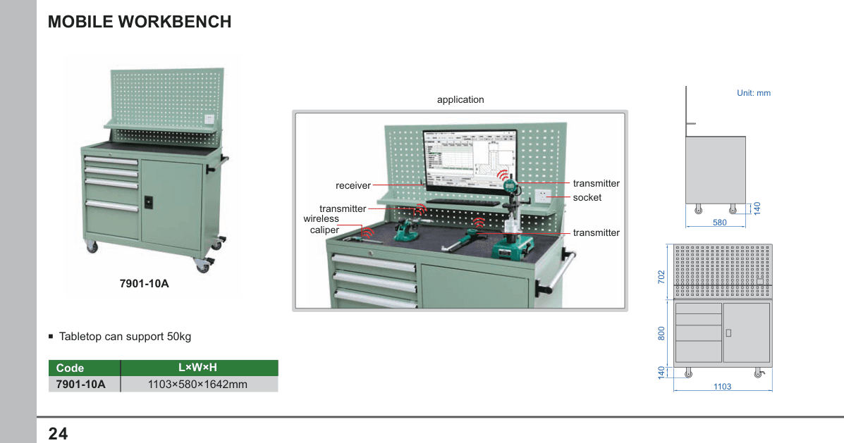 INSIZE Mobile Workbench (7901-10A)
