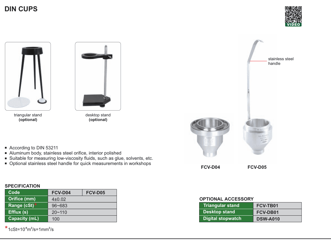 INSIZE Din Cups (FCV-D05)