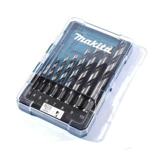 อุปกรณ์เสริม Makita — Wood brad point drill bit assortment in plastic case