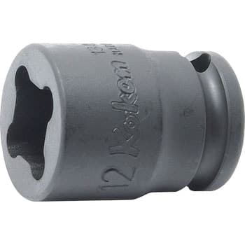 ลูกบ๊อกซ์ลม สั้น ขันหัวน๊อตอ๊าค ขนาด 3/8” (Impact Welding Nut Sockets)