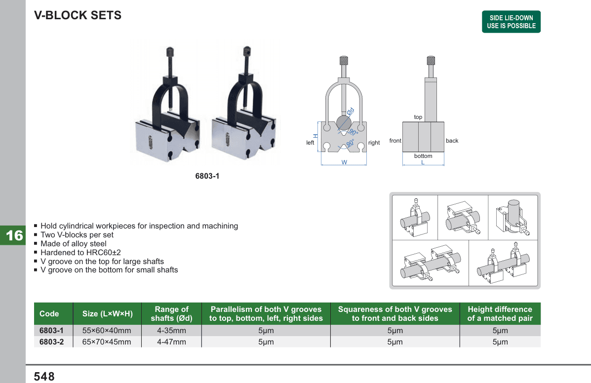 INSIZE V-Block Sets (6803-1)