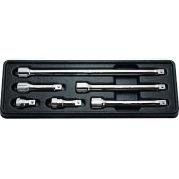 ชุดข้อต่อ 6 ชิ้นในถาด ABS 3/8” (Extenson Bar Set in Plastic Tray)