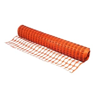 ตาข่ายพลาสติกเซฟตี้สีส้ม POLO 1x50 เมตร (PE)