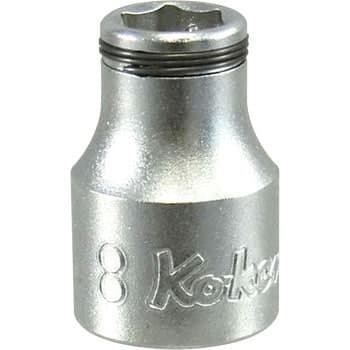 ลูกบ๊อกซ์ สั้น Nut Grip 6P (มิล) ขนาด 3/8” (Nut Grip Sockets)