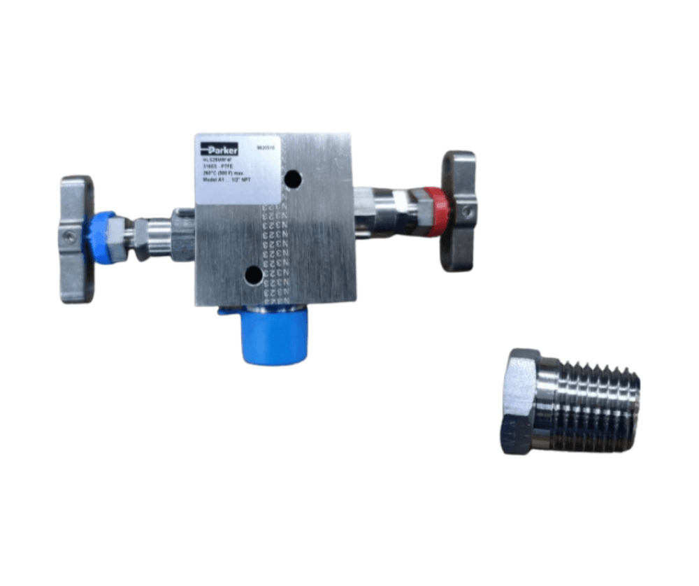 2-Way Manifloid with plug 1/4"
